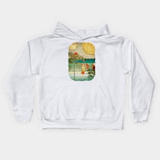 Collage of Coral Bubbles Kids Hoodie